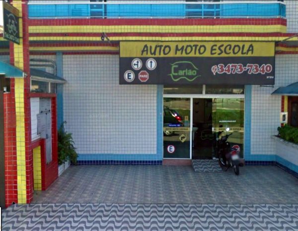 Fachada da Auto Moto Escola Carlão em Praia Grande